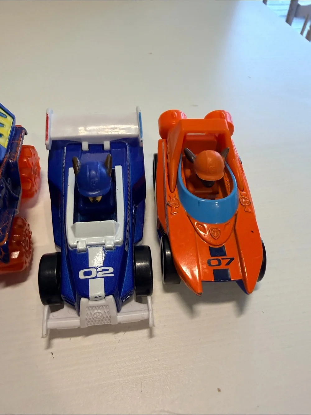 Paw Patrol Diecast Vehicles And Cars Lot Of 8 Zuma Rocky Chase Marshall